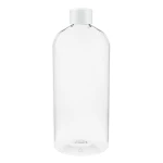Butelka PET 500 ml z nakrętką plastikową białą 24/410