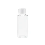 Butelka PET 50 ml z nakrętką plastikową białą
