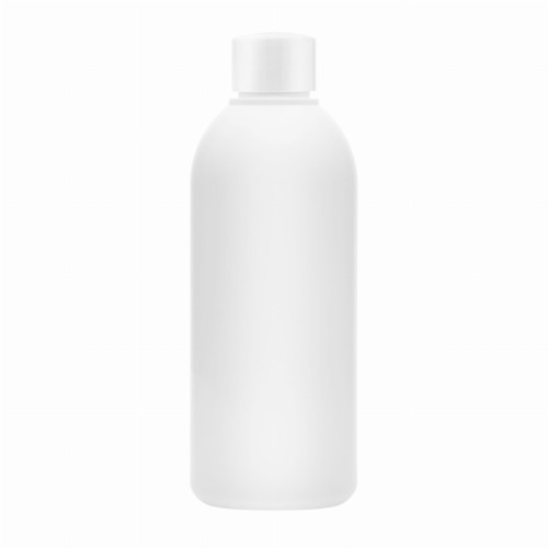Butelka HDPE 200 ml z nakrętką plastikową białą