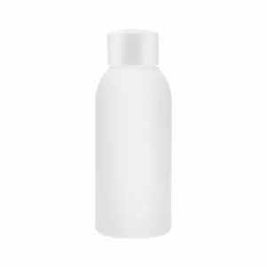 Butelka HDPE 100 ml z nakrętką plastikową białą