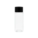 Butelka PET 50 ml z nakrętką plastikową czarną