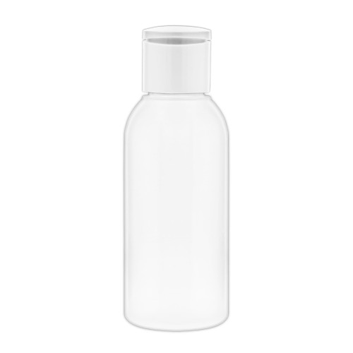 Butelka 100 ml LDPE, w zestawie z białym zamknięciem typu Flip Top, elastyczne opakowanie, miękka, łatwa do ściskania, szczelne zamknięcie, cukiernictwo, sosy, preparaty fryzjerskie, płyny dezynfekujące, 100 ml LDPE + FT WH 24/410.