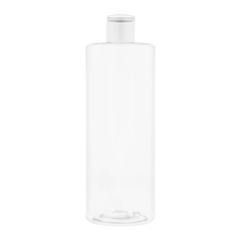 Flip-top 400 ml Butelka PET z zamknięciem typu fliptop biały