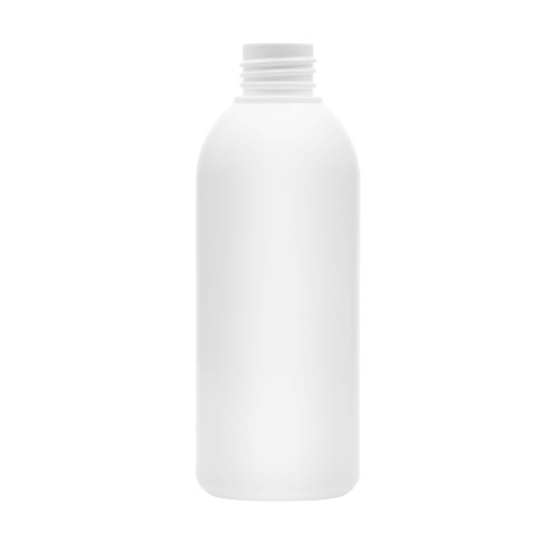 Biała butelka HDPE 200 ml z gwintem 24/410, przeznaczona do kosmetyków i preparatów pielęgnacyjnych. Opakowanie do szamponów, odżywek, balsamów, emulsji, mydeł w płynie, gliceryny oraz preparatów fryzjerskich i użytkowych.