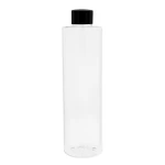 Butelka PET 250 ml z nakrętką plastikową czarną