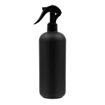 Spryskiwacz czarny rozpylacz 500 ml Butelka HDPE mini trigger czarny 24/410