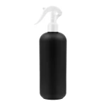 Spryskiwacz czarny rozpylacz 500 ml Butelka HDPE mini trigger biały 24/410