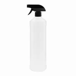 Rozpylacz czarny spryskiwacz 1000 ml Butelka mleczna HDPE trigger 28/410