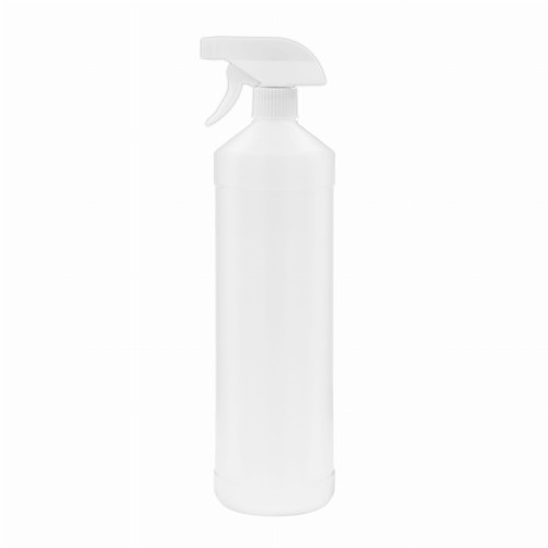 Rozpylacz biały spryskiwacz 1000 ml Butelka mleczna HDPE trigger 28/410