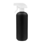 Spryskiwacz rozpylacz biały 500 ml Butelka czarna HDPE trigger 28/410