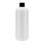 Butelka HDPE 500 ml z nakrętką czarną 28/410
