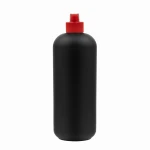Flip-top 500 ml Butelka czarna HDPE czerwony fliptop 28/410