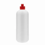 Flip-top 500 ml Butelka biała HDPE czerwony fliptop 28/410