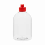 Flip-top czerwony 500 ml Butelka PET z zamknięciem typu fliptop 28/410