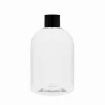 Butelka PET 500 ml z nakrętką plastikową czarną 28/410