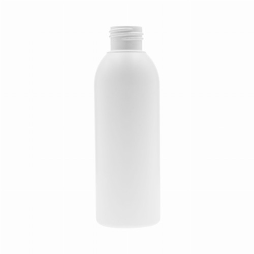 Biała butelka 150 ml HDPE lekka, poręczna, odporna na działanie chemikaliów, podręczna, do płynów, kosmetyków gwint 24/410,150 HDPE 24/410.