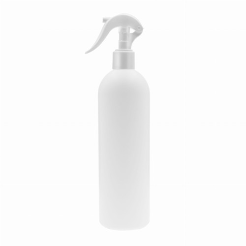 Spryskiwacz rozpylacz 500 ml Butelka HDPE mini trigger rozpylacz biały 24/410