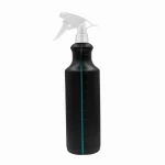 Spryskiwacz chemiczny biały rozpylacz 1000 ml Butelka czarna HDPE trigger 28/410