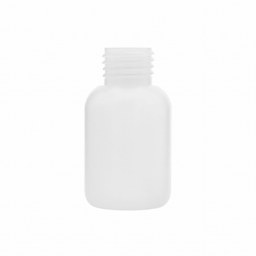 Elastyczna butelka 50 ml, do dozowania płynów, preparatów wymagających precyzyjnej aplikacji, na próbki, kosmetyki podróżne, gwint 24/410, 50 ml PE.