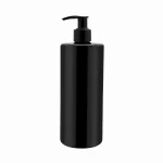 Czarny elegancki dozownik 500 ml Butelka PET pompka czarna 24/410