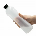 Butelka elastyczna LDPE 500 ml z nakrętką plastikową czarną