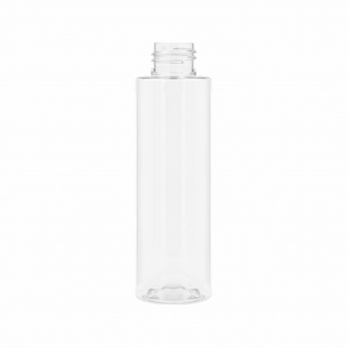 Bezbarwna butelka 125ml, lekka, trwała, branża kosmetyczna, higieniczna, chemiczna, do toników, płynów, olejków, gwint 24/410, 125 PETCR 24/410.