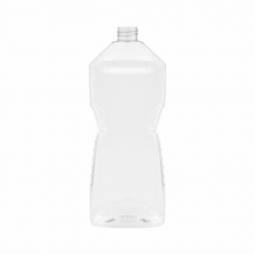 Bezbarwna butelka 1000 ml, trwały, lekki,  do płynów czyszczących, kosmetyków, chemii gospodarczej, profesjonalnej, z gwintem 28/410, 1000 PETPN 28/410.