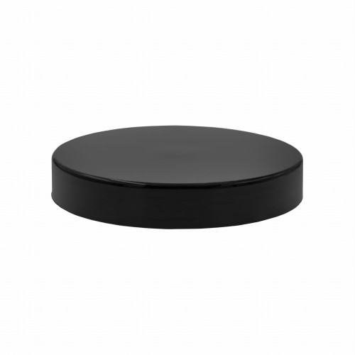 Czarna nakrętka plastikowa do słoików, wygodna, z uszczelnieniem, gwint 100/400, NAKUBL 100/400.