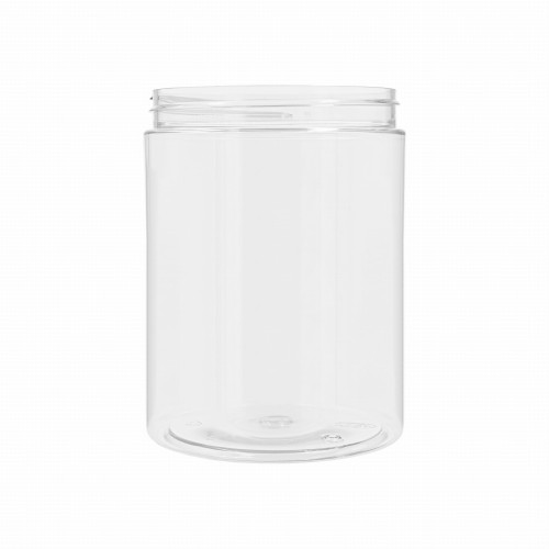 Transparentny słoik PET 1000 ml, pojemnik plastikowy na żywność, gwint 100/400, 1000 PETSC 100/400.