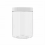 Słoik PET 1000 ml do żywności nakrętka biała 100/400