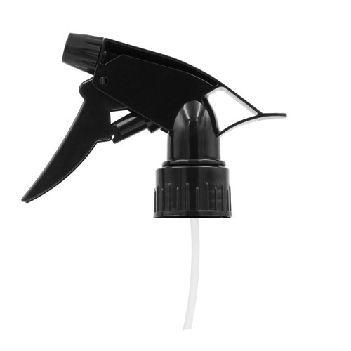 Czarny trigger/spryskiwacz ręczny TRC BL 28/410, do detailingu, chemii gospodarczej, środków czyszczących.
