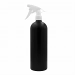 Spryskiwacz chemiczny 1000 ml Butelka czarna HDPE trigger rozpylacz biały 28/410