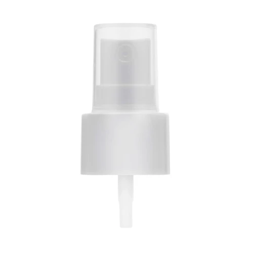 Biały atomizer gładki, spryskiwacz typu mgiełka, równomierna mgiełka, odporny na chemię, do aplikacji kosmetyków, perfum, toników, hydrolatów, środki dezynfekujące, antybakteryjne, płyny pielęgnacyje,  ATWHG24410.