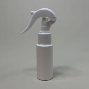 Spryskiwacz rozpylacz 50 ml Butelka cylindryczna HDPE mini trigger rozpylacz biały 24/410
