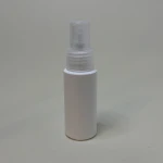 Atomizer 50 ml butelka cylindryczna HDPE atomizer transparentny ryflowany 24/410