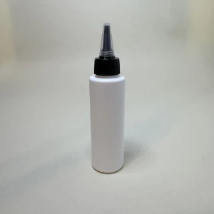 Butelka HDPE cylindryczna 100 ml z aplikatorem Dzióbek Aplikator