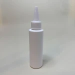 Butelka HDPE cylindryczna 100 ml z aplikatorem Dzióbek Aplikator biały 