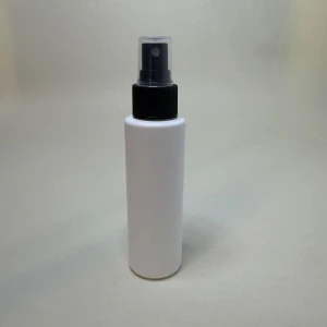 Atomizer 100 ml butelka cylindryczna HDPE atomizer czarny ryflowany 24/410
