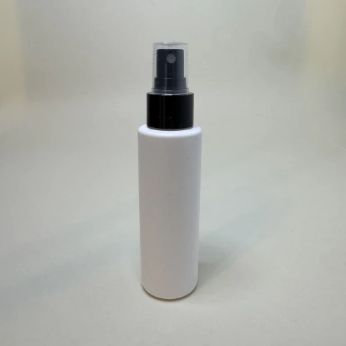 Atomizer 100 ml cylindryczna HDPE atomizer czarny gładki 24/410 