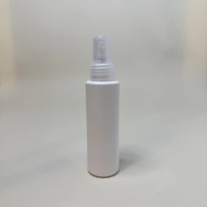 Atomizer 100 ml cylindryczna HDPE atomizer transparentny ryflowany 24/410