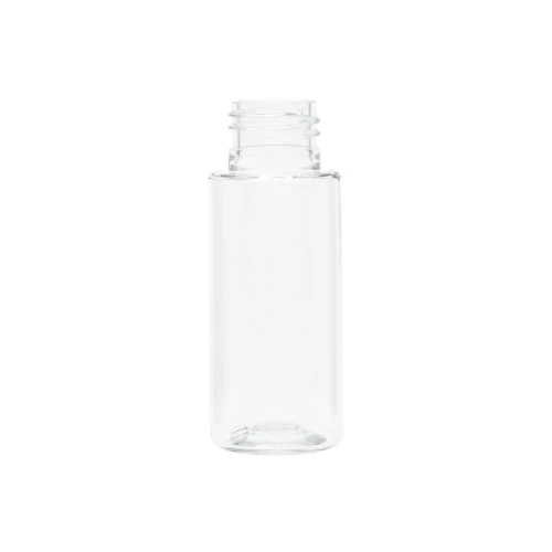 Bezbarwna butelka 50 ml, plastikowa, próbki, kosmetyki podróżne, profesjonalne, sera, olejki, boostery, produkty laboratoryjne, testowe,  zestawy promocyjne, 50 ml PET 24/410.